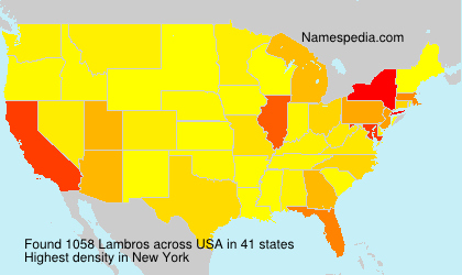 Surname Lambros in USA Surname Lambros in USA