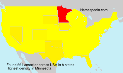 Surname Lamecker in USA Surname Lamecker in USA