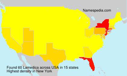 Surname Lamedica in USA Surname Lamedica in USA