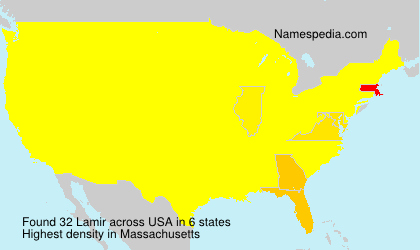 Surname Lamir in USA Surname Lamir in USA