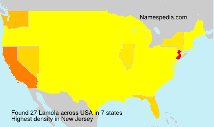 Surname Lamola in USA Surname Lamola in USA