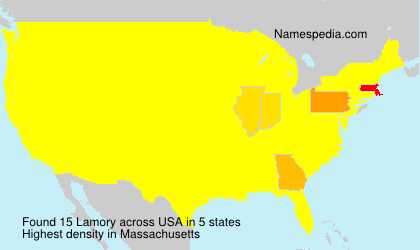 Surname Lamory in USA Surname Lamory in USA