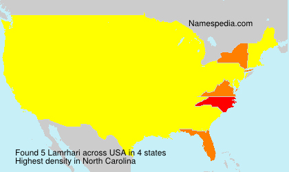 Surname Lamrhari in USA