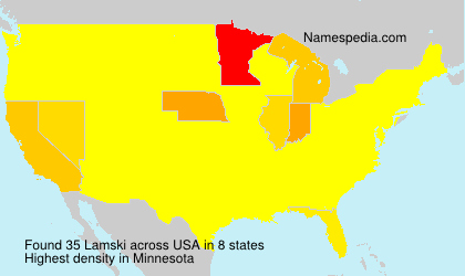 Surname Lamski in USA Surname Lamski in USA