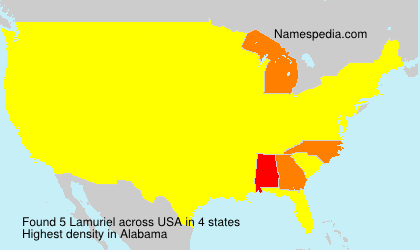 Surname Lamuriel in USA Surname Lamuriel in USA