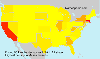 Surname Lanchester in USA Surname Lanchester in USA