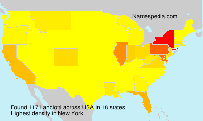 Surname Lanciotti in USA Surname Lanciotti in USA