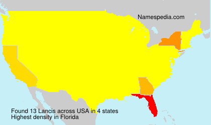 Surname Lancis in USA Surname Lancis in USA