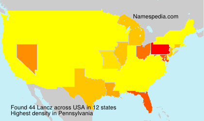 Surname Lancz in USA Surname Lancz in USA