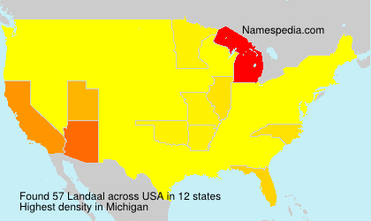 Surname Landaal in USA Surname Landaal in USA