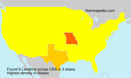 Surname Landlord in USA Surname Landlord in USA