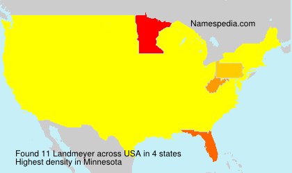 Surname Landmeyer in USA Surname Landmeyer in USA