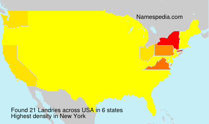 Surname Landries in USA