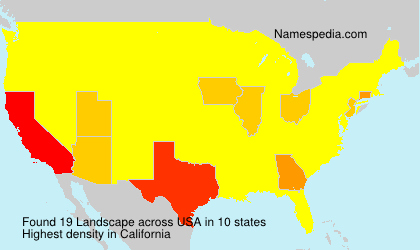 Surname Landscape in USA Surname Landscape in USA
