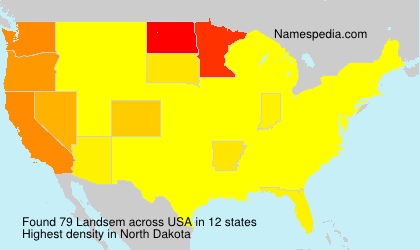 Surname Landsem in USA Surname Landsem in USA