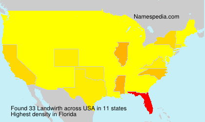 Surname Landwirth in USA Surname Landwirth in USA