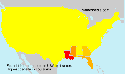 Surname Laneair in USA Surname Laneair in USA