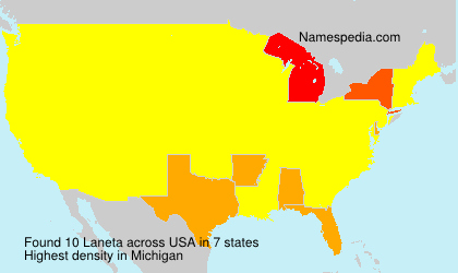 Surname Laneta in USA Surname Laneta in USA