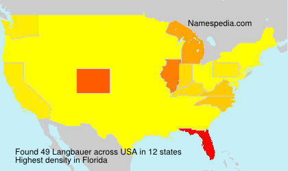 Surname Langbauer in USA Surname Langbauer in USA