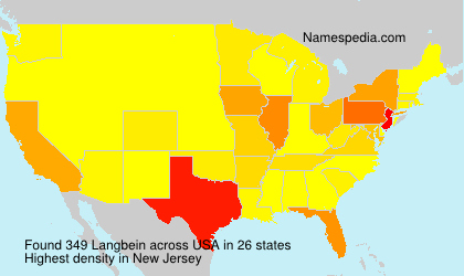 Surname Langbein in USA Surname Langbein in USA