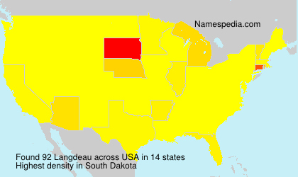 Surname Langdeau in USA Surname Langdeau in USA