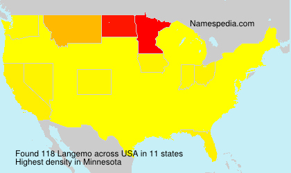 Surname Langemo in USA Surname Langemo in USA