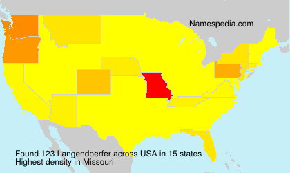 Surname Langendoerfer in USA