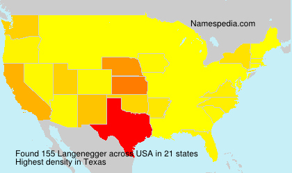 Surname Langenegger in USA Surname Langenegger in USA