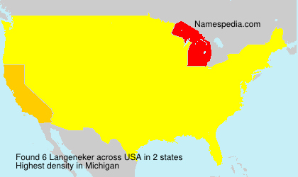 Surname Langeneker in USA Surname Langeneker in USA
