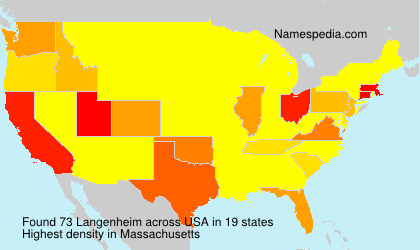 Surname Langenheim in USA Surname Langenheim in USA