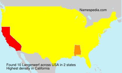 Surname Langerwerf in USA Surname Langerwerf in USA