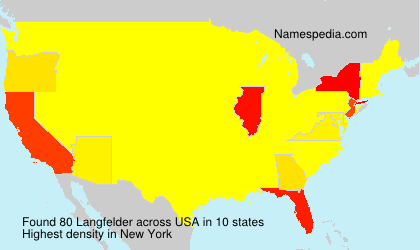 Surname Langfelder in USA Surname Langfelder in USA