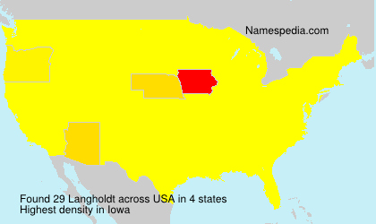 Surname Langholdt in USA Surname Langholdt in USA