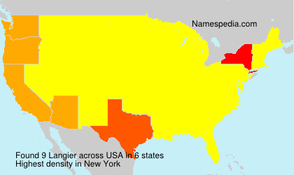 Surname Langier in USA Surname Langier in USA
