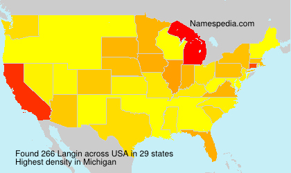 Surname Langin in USA Surname Langin in USA