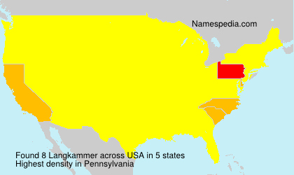 Surname Langkammer in USA Surname Langkammer in USA