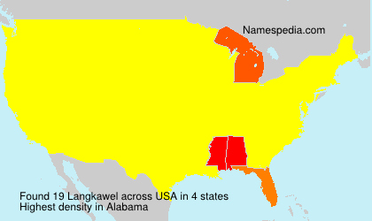 Surname Langkawel in USA Surname Langkawel in USA