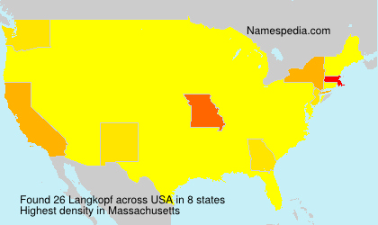 Surname Langkopf in USA Surname Langkopf in USA
