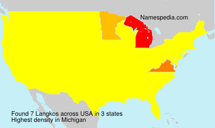 Surname Langkos in USA Surname Langkos in USA