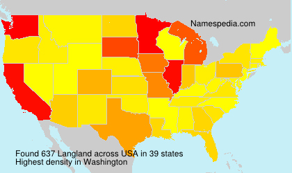 Surname Langland in USA Surname Langland in USA
