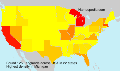 Surname Langlands in USA Surname Langlands in USA