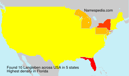 Surname Langleben in USA Surname Langleben in USA