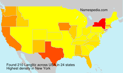 Surname Langlitz in USA Surname Langlitz in USA