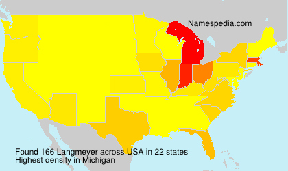 Surname Langmeyer in USA Surname Langmeyer in USA