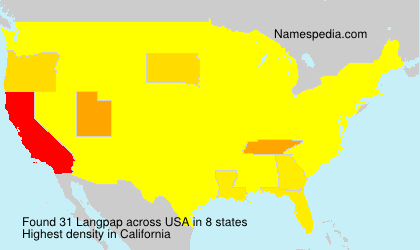 Surname Langpap in USA Surname Langpap in USA