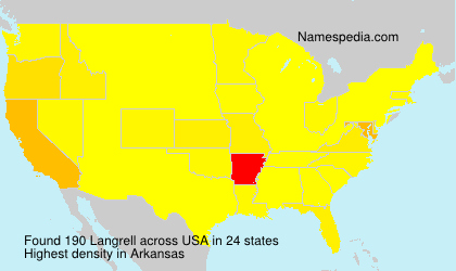 Surname Langrell in USA Surname Langrell in USA