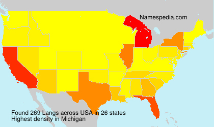 Surname Langs in USA Surname Langs in USA