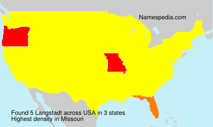 Surname Langstadt in USA Surname Langstadt in USA