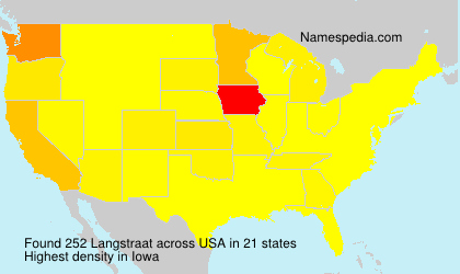 Surname Langstraat in USA Surname Langstraat in USA