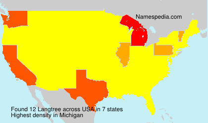 Surname Langtree in USA Surname Langtree in USA